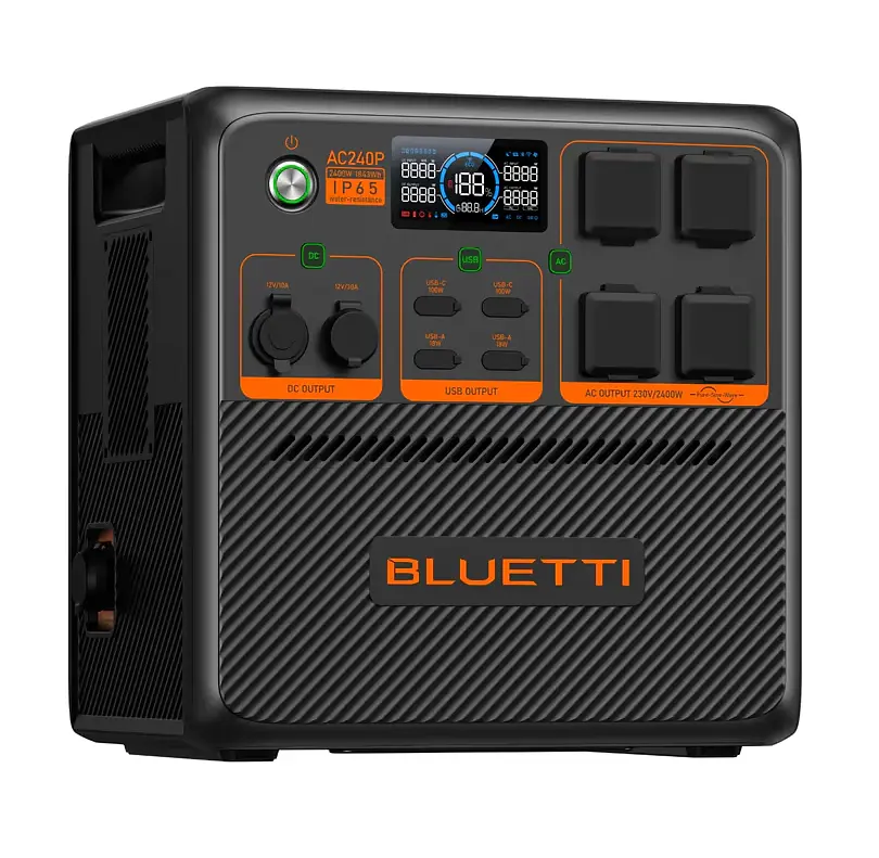 Зарядная станция Bluetti AC240P 2400 Вт, 1843 Вт*ч | (электростанция для дома, UPS, ИБП) EU - фото 3