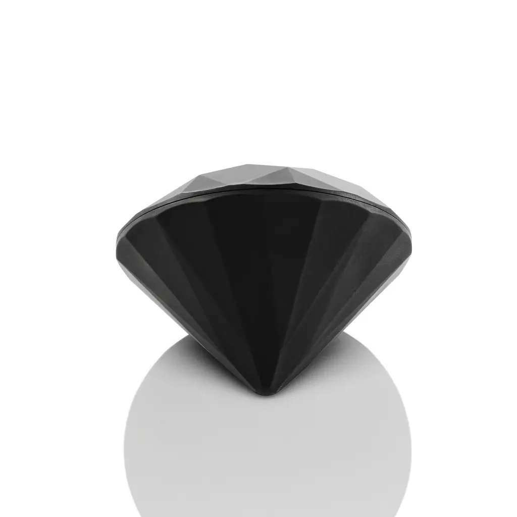 Вібромасажер діамант Bijoux Indiscrets - Twenty One Black, стильний аксесуар для дамської сумочки - фото 3