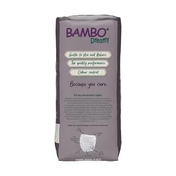 Нічні ЕКО підгузки-трусики для дівчаток Bambo Dreamy Night Pants (15-35 кг), 4-7 років. Bambo Nature (18874) - фото 8
