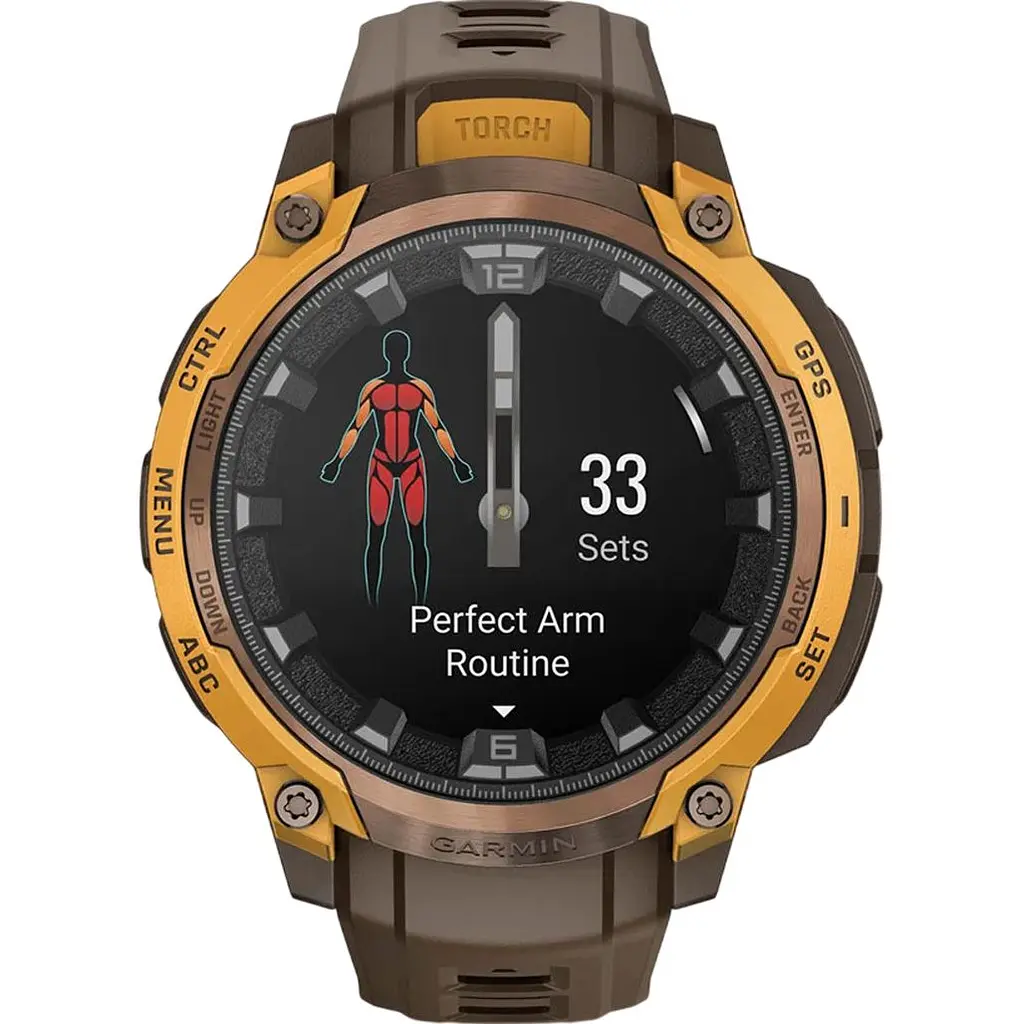 Смарт-годинник Garmin Instinct Crossover AMOLED Bronze/Sunburst (010-03398-01) [172568] - фото 6