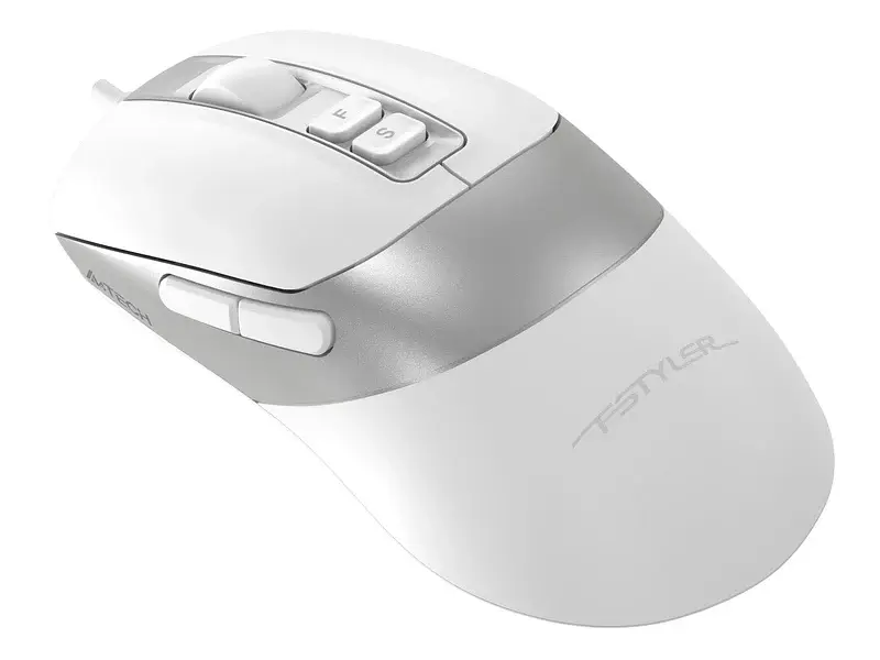 Миша A4Tech Fstyler FM50S Plus USB White - фото 2