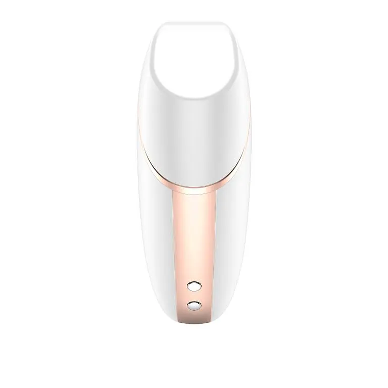 Вакуумний кліторальний вібратор Satisfyer Love Triangle White (App) - фото 8