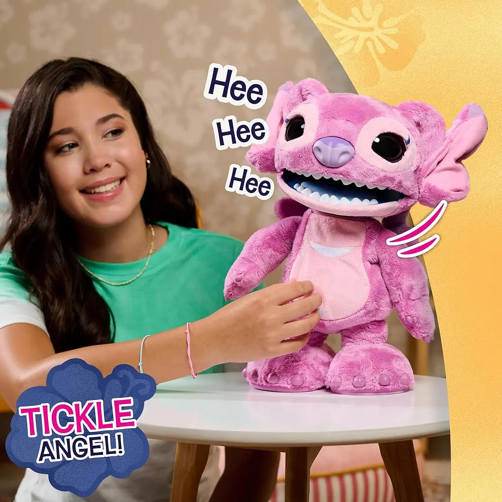 Інтерактивна м'яка іграшка Стич Ангел Disney Stitch Ultimate Angel Interactive 17 Plush 100 Sounds Just Play 31236 - фото 4