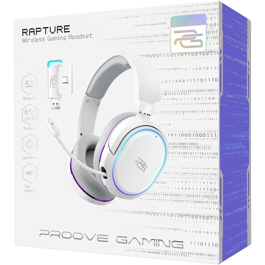 Ігрові навушники Proove Gaming Rapture (APP) White (GHRP00010002) [141777] - фото 5