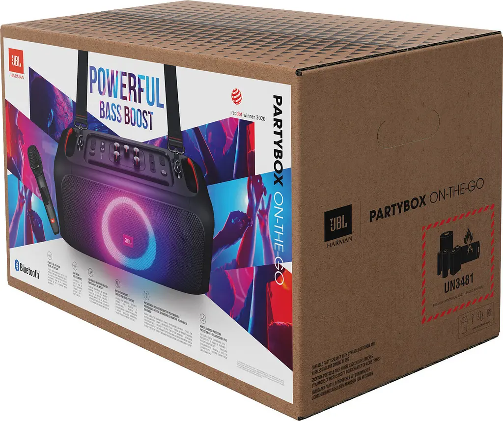 Портативна акустика JBL PartyBox On The Go (JBLPARTYBOXGOBEU) - фото 10