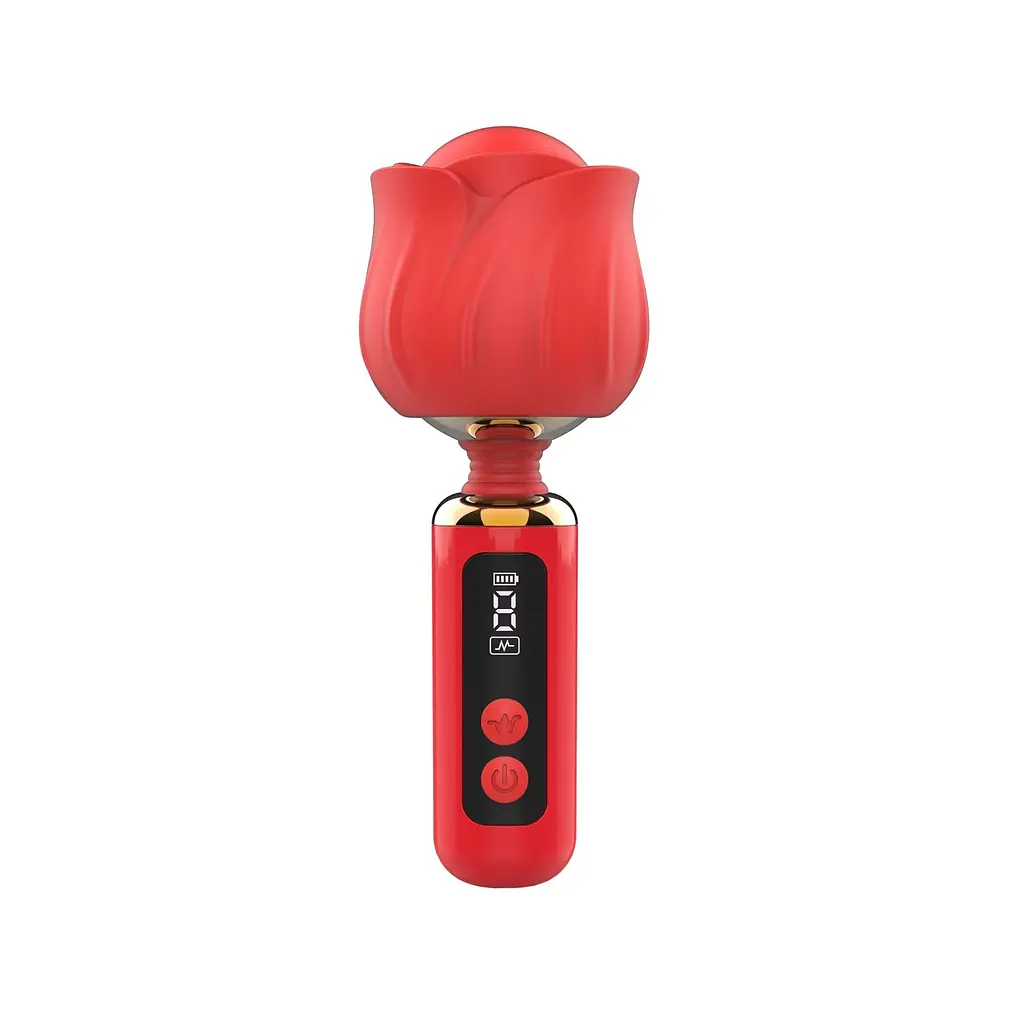 Вібромасажер Loviss Rose Mini Massage Wand Vibrator, 9 режимів