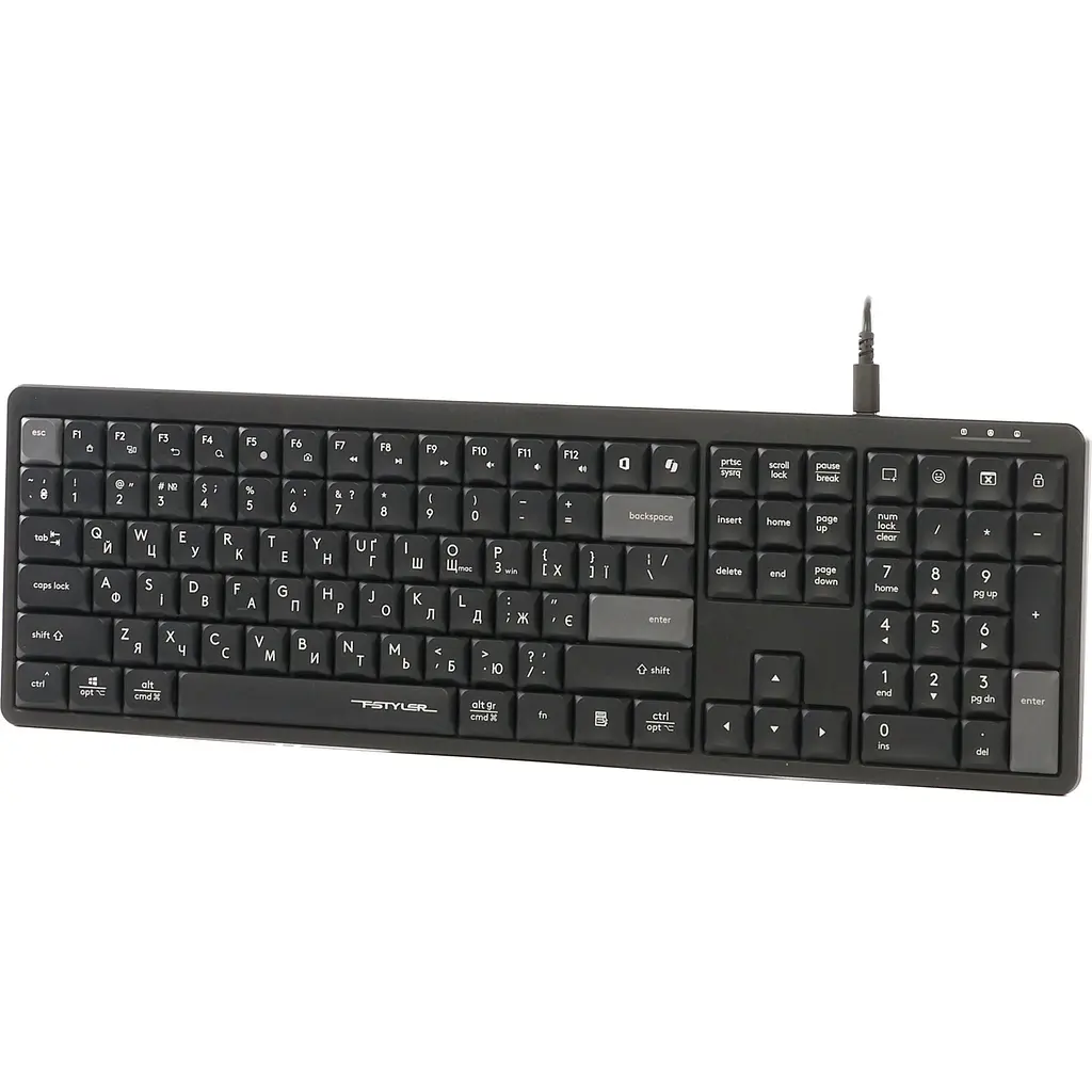 Клавіатура A4Tech Fstyler FX55 Black (4711421002417) [150738] - фото 3