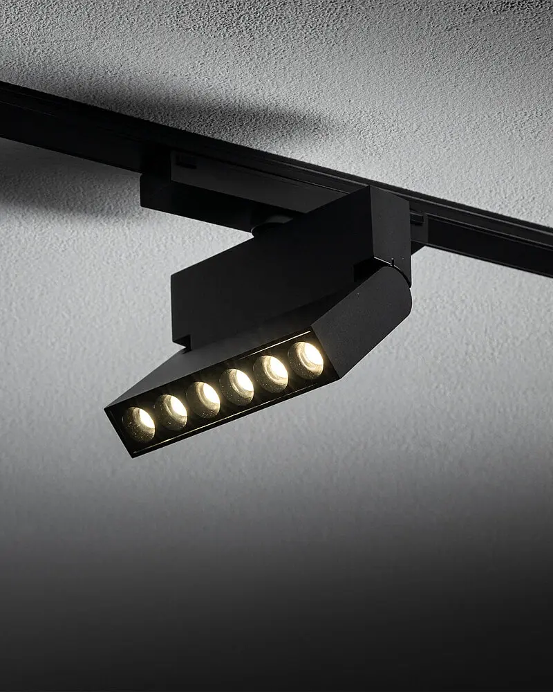 Магнитный трековый светильник Nowodvorski 11337 UT-LVM Focus Out LED 1x6W 4000K 500Lm IP20 черный - фото 2