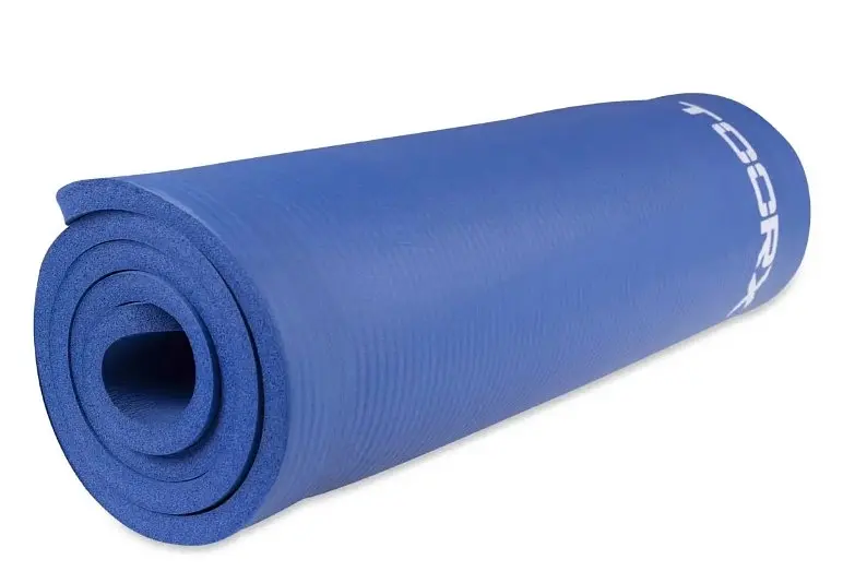 Килимок спортивний Toorx Fitness 172 х 61 х 1,2 см для йоги та фітнесу Blue (MAT-172) - фото 3