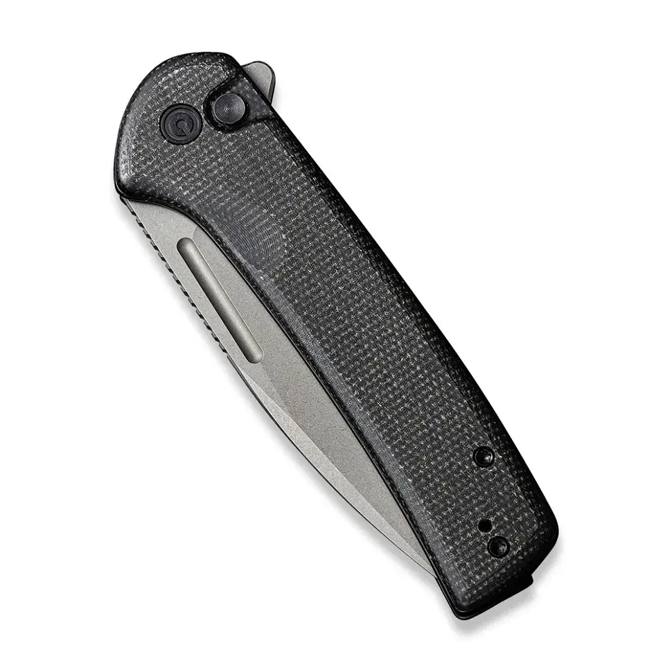 Ніж Civivi Conspirator Stonewash Black Micarta (C21006-1) - фото 6