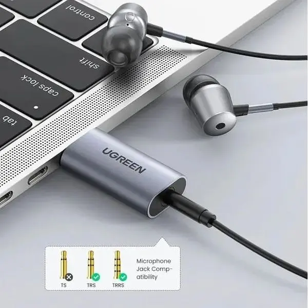 Перехідник Ugreen CM383 USB External Stereo Sound Adapter - фото 2