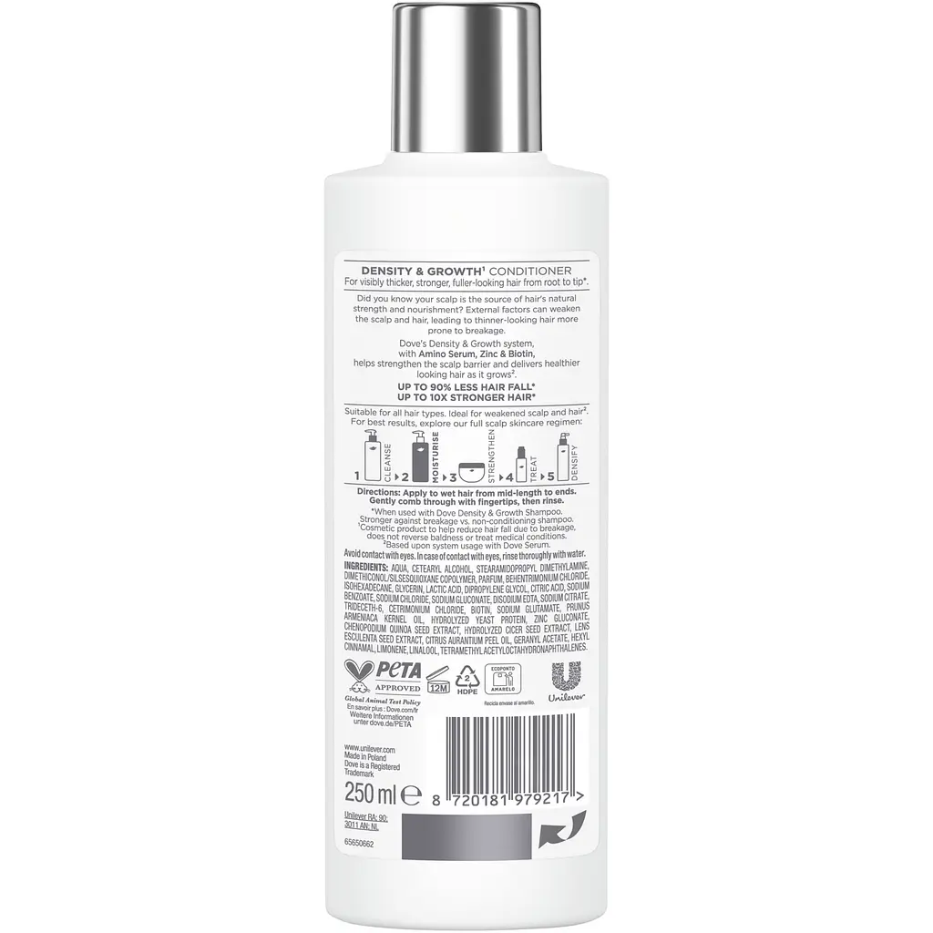 Кондиціонер для густоти та росту волосся Dove Scalp + Hair Therapy 250 мл - фото 2