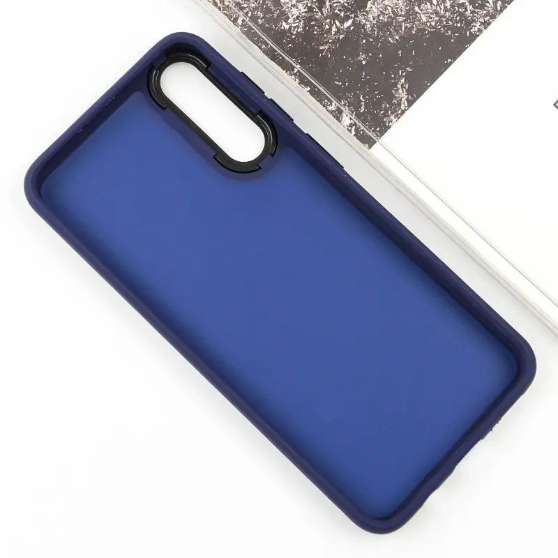 Чохол TPU+PC Lyon Frosted для Samsung Galaxy A50 (A505F) / A50s / A30s Navy Blue - фото 3