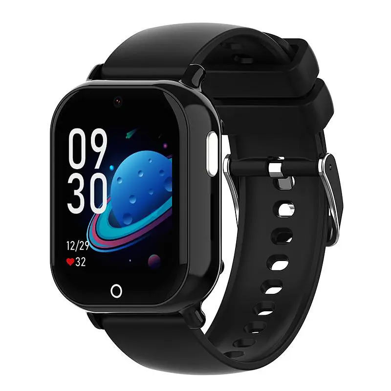 Дитячий 4G смарт годинник-телефон Lemfo M05 з GPS відстеженням, відеодзвінками, камерою та функцією прослуховування Чорний - фото 3
