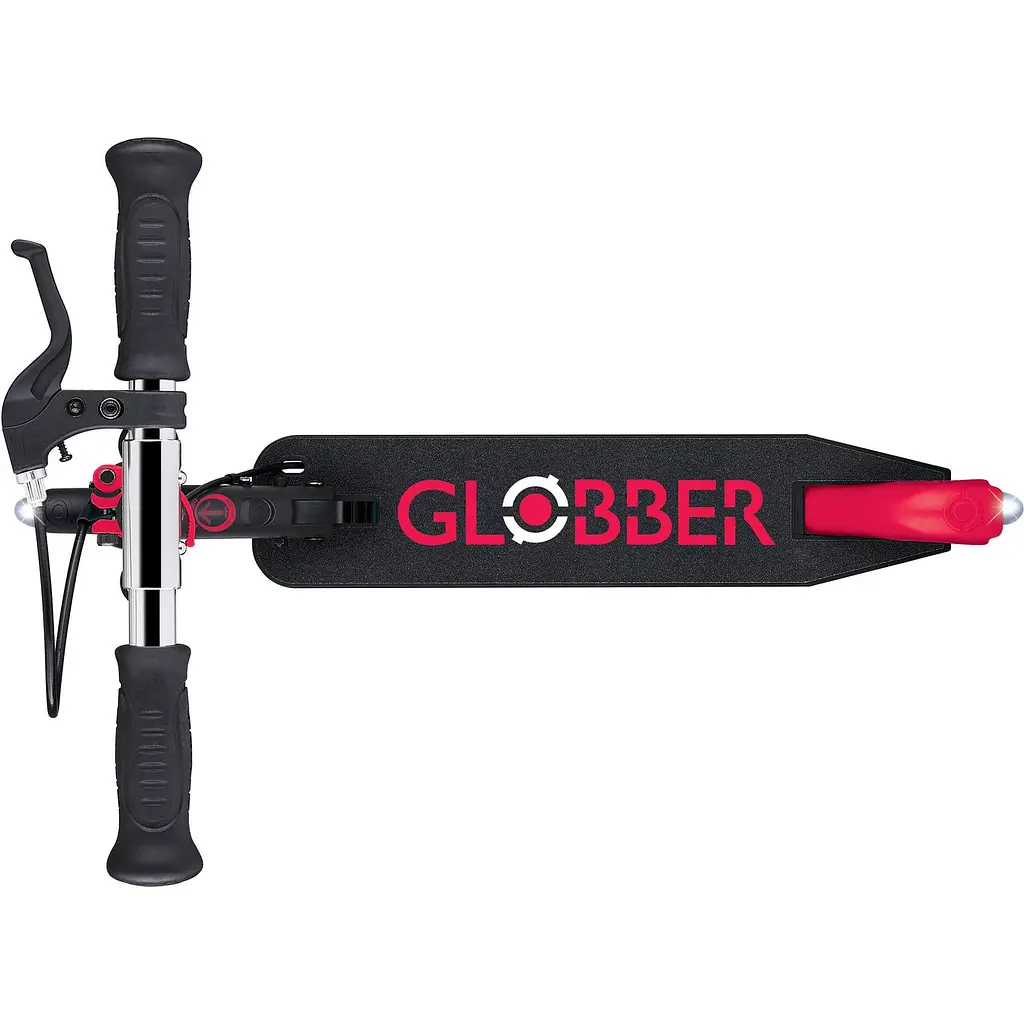 Самокат Globber Flow Element Junior Lights черно-красный 50 кг (729-102) - фото 6