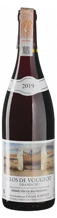 Вино Gerard Raphet Clos Vougeot 2019 красное, сухое, 14,5%, 0,75 л - фото 1