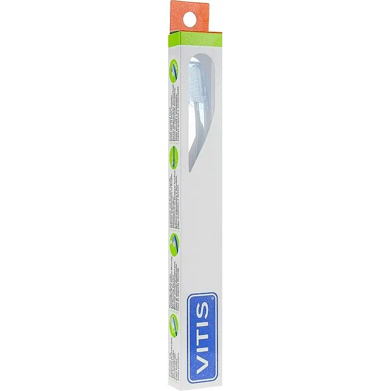 Зубна щітка Vitis Orthodontic Access + Vitis Orthodontic зубна паста 15 мл синя  - фото 3