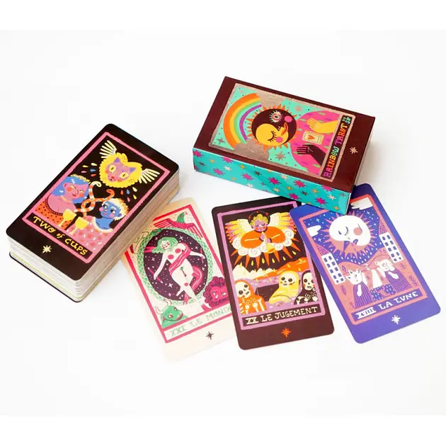 Таро Tarot Deck Райдужні Rainbow 78 штук в комплекті 10 см - фото 2