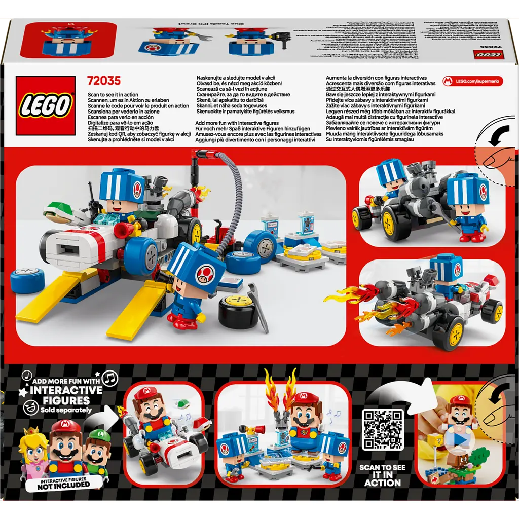 Конструктор LEGO Super Mario Mario Kart - Toad's Garage 390 деталей (72035) - фото 16