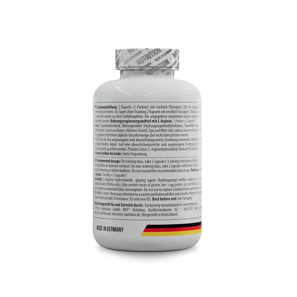 Амінокислота MST Nutrition L-Arginine 240 капсул - фото 3