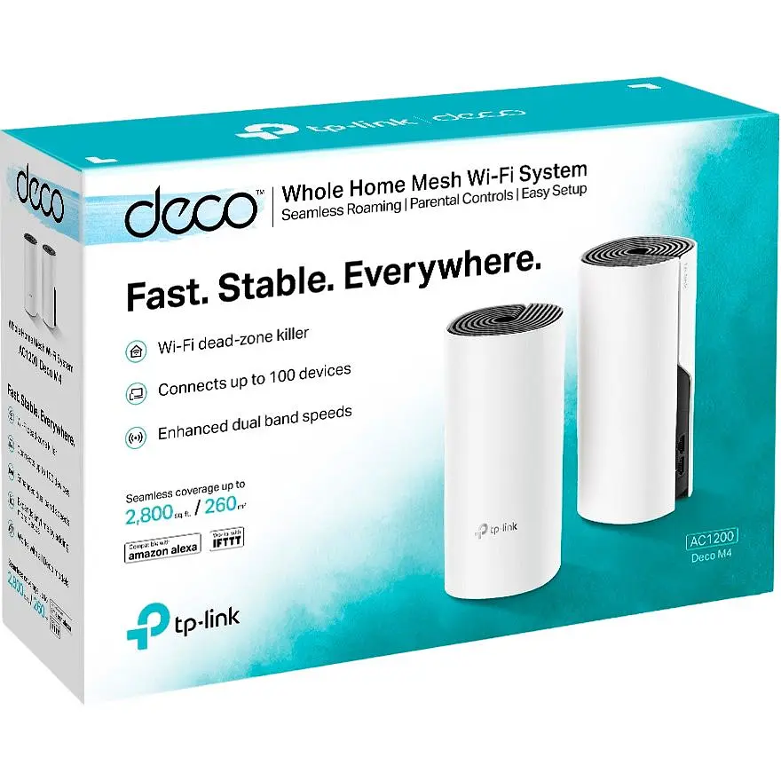 Wi-Fi Mesh система TP-Link Deco M4 2-Pack [106714] - фото 8