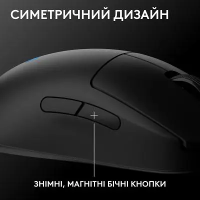 Комп'ютерна мишка Logitech G Pro 2 Lightspeed Wireless Black (910-007295) - фото 2