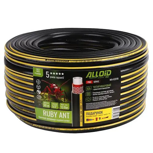 Шланг армований Alloid 4-х шаровий "Ruby Ant" 1/2" 50 м (WH-63318) - фото 5