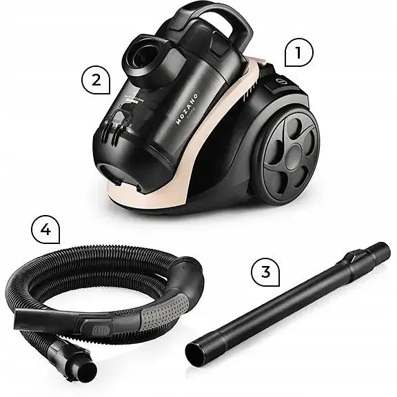 Пылесос Mozano Smart Cyclonic 4000W циклонный без мешка Beige - фото 6