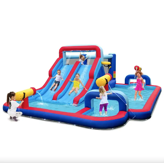 Надувний парк Costway Fun Kids із водними гірками (без вентилятора) - фото 2