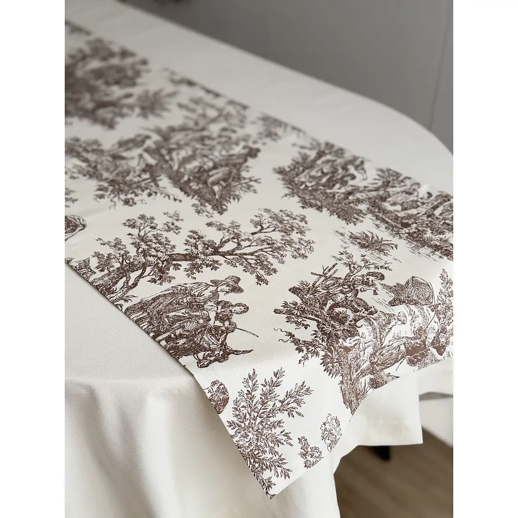 Раннер Ecotton Duck 45х170 см бежевая (25004) - фото 4