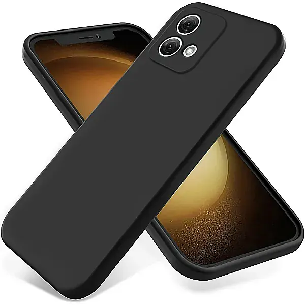 Силиконовый чехол BeCover для Motorola Moto G84 Black (710547) - фото 2