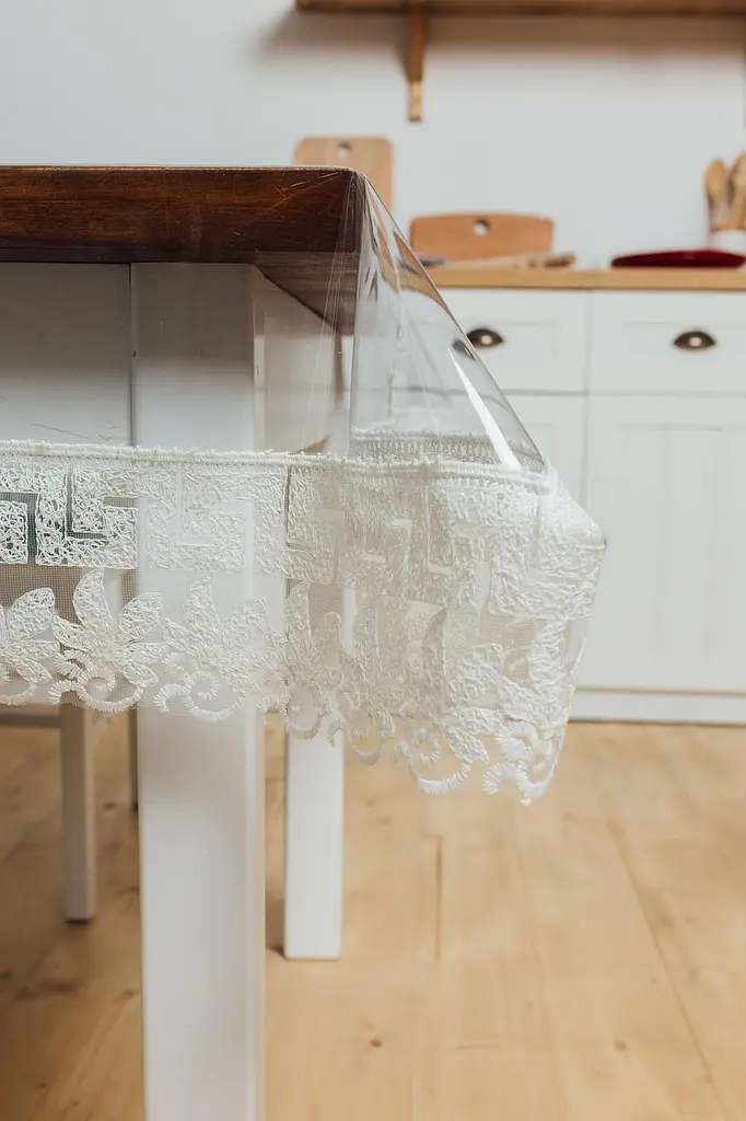 Силіконова скатертина з молочним Версаче 290х190 см - фото 3