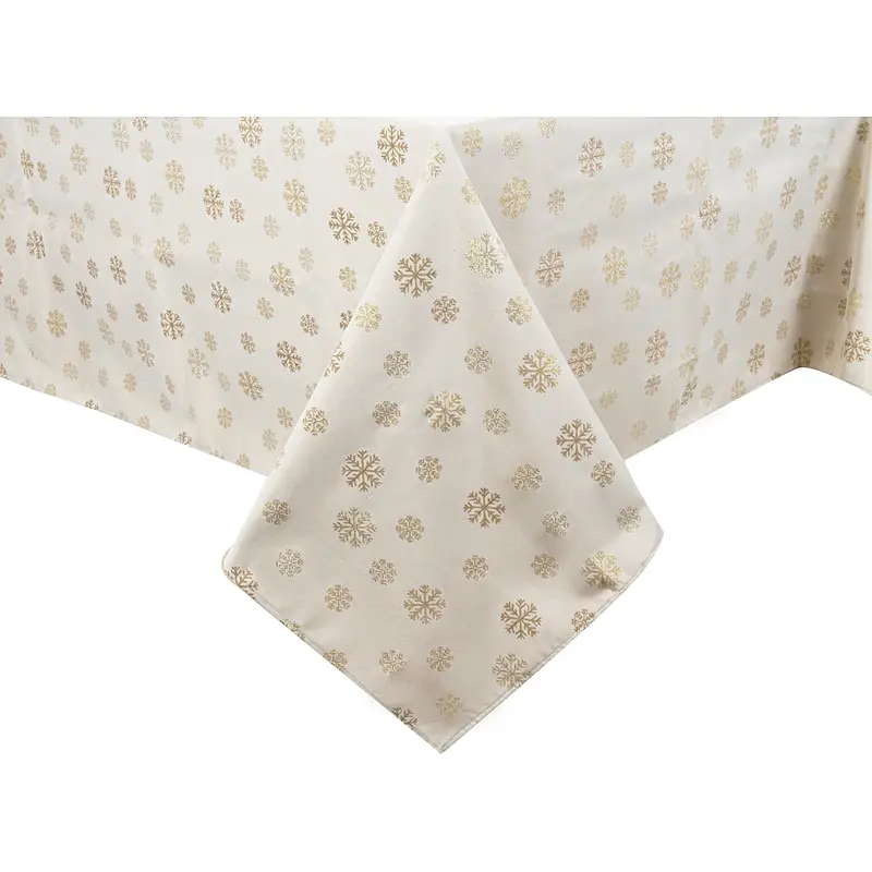 Скатерть тефлоновая Lefard Home Textile Karen lurex teflon natural 160х280 см (715-351) - фото 3