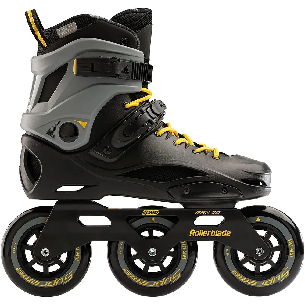Ролики Rollerblade RB 110 280 Чорний-Жовтий - фото 2