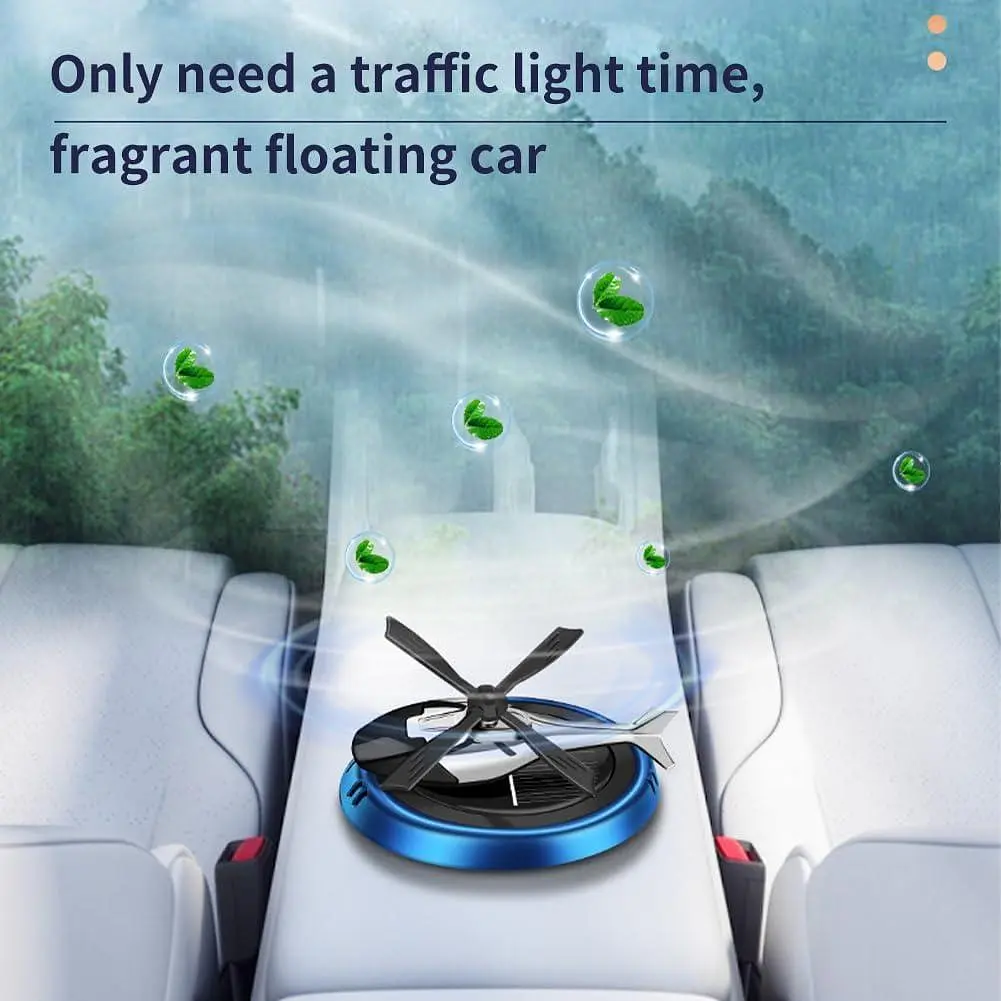 Дифузор ефірних олій Вертоліт J1 ароматизатор для автомобіля (Синій) - фото 5