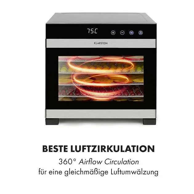 Дегидратор-сушилка для овощей фруктов Klarstein Flavour Dry (10034423) - фото 4