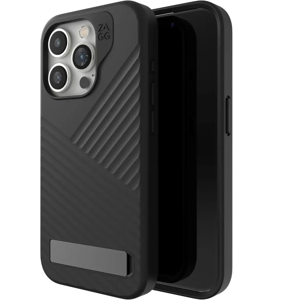 Чохол-накладка Zagg Gear4 Denali Snap with MagSafe w/ Kickstand для Apple iPhone 15 Pro Black (702312348 / 702312718) - фото 3