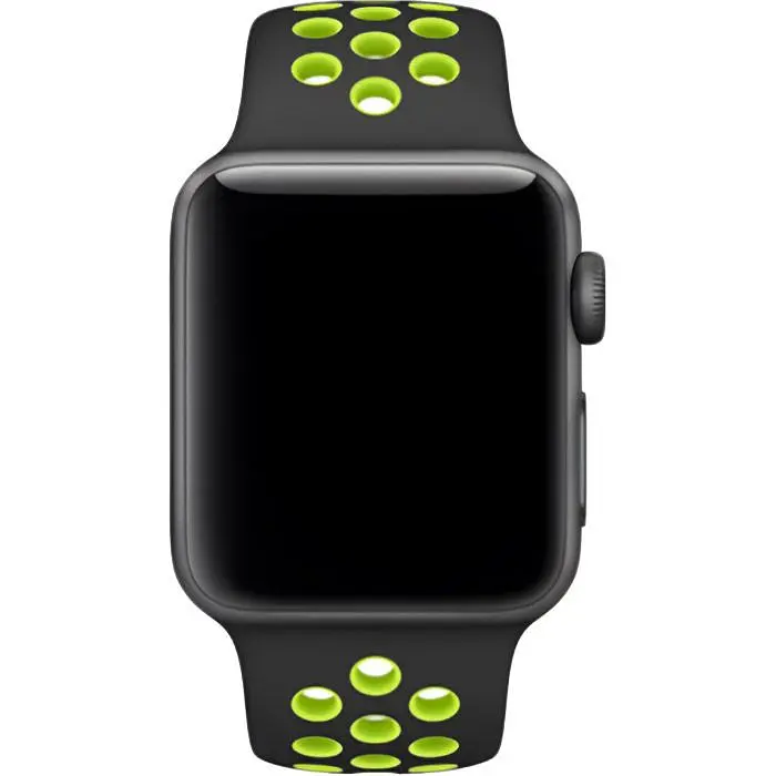 Ремінець Sport Nike для Apple Watch 42/44/45/46/49mm Black/Green [119477] - фото 3