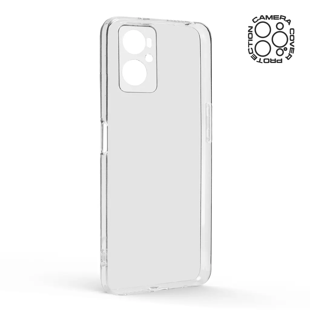 Прозрачный чехол для OPPO A96 с защитой камеры, тонкий, силиконовый, бесцветный, ударостойкий, противоударный бампер c закрытой камерой, ArmorStandart (ARM66957) - фото 2