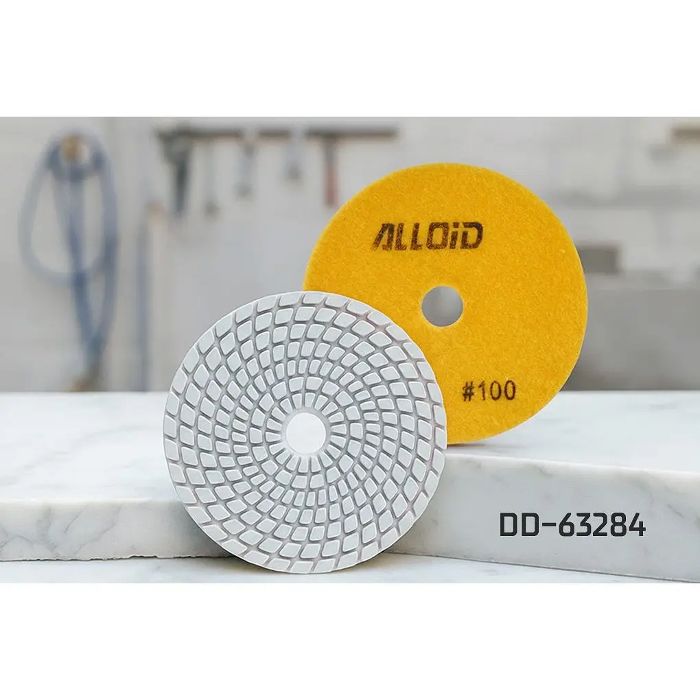 Круг алмазный Alloid Building Tools шлифовальный на липучке 100 мм зерно 100 (DD-63284) - фото 6
