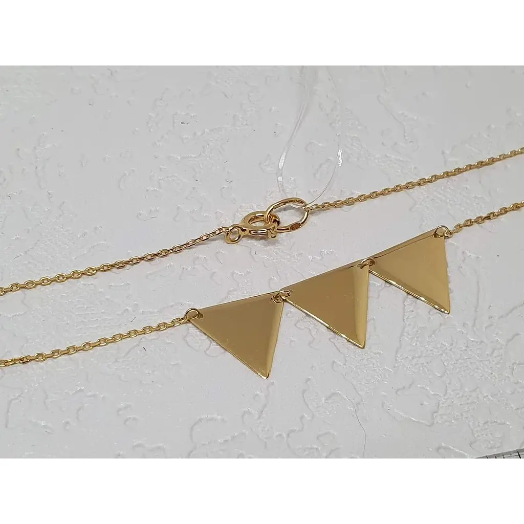 Срібне кольє Qvaliz з позолотою. 70800845ЗОЛ - фото 2