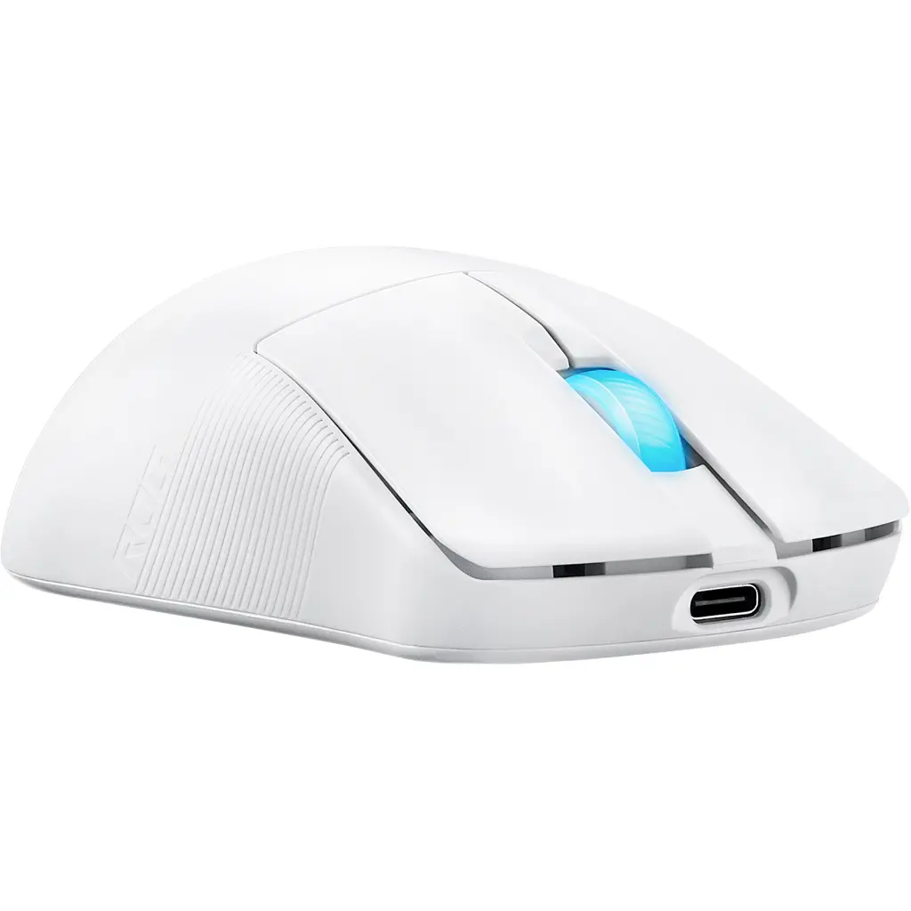 Мишка ASUS ROG Harpe Ace Mini Wireless/Bluetooth/USB White (90MP03Z0-BMUA10) - фото 6