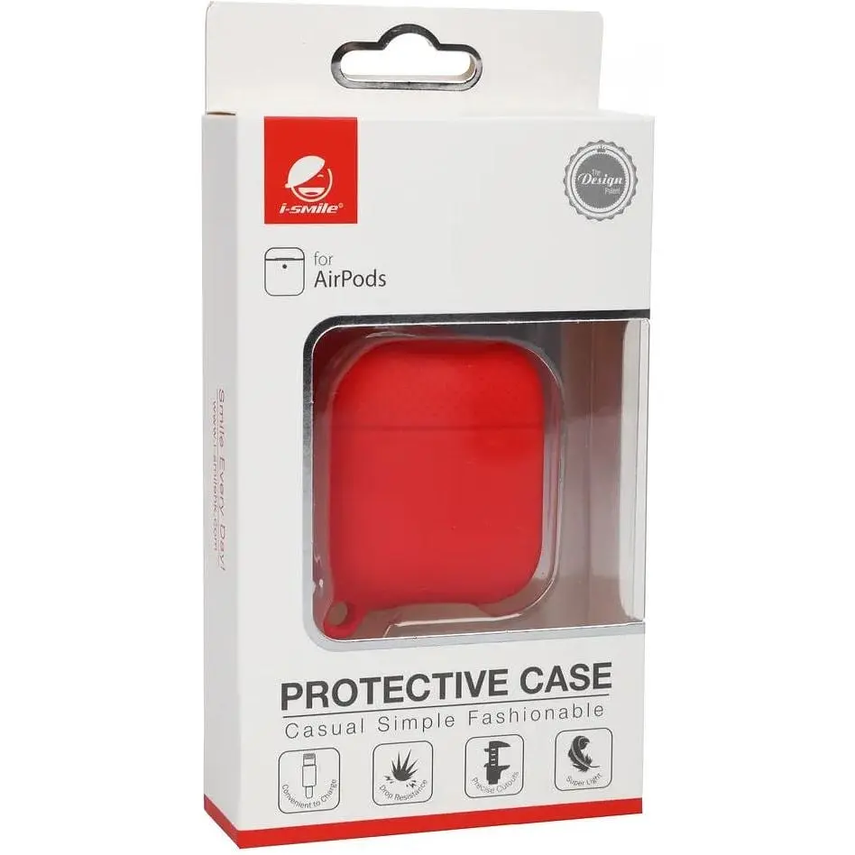 Чехол i-Smile Huxing Series для Apple AirPods IPH1458 Red (703331) - фото 4