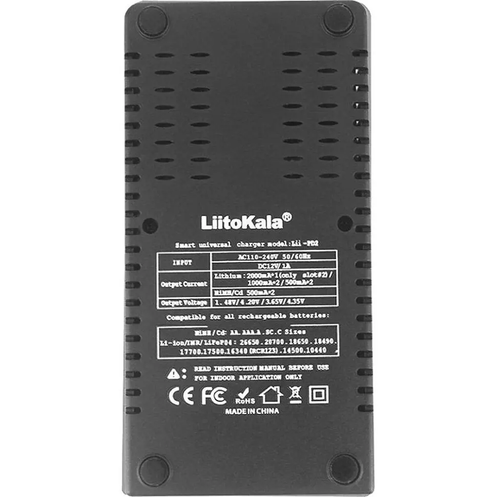 Зарядний пристрій Liitokala Lii-PD2+car EU charger - фото 3