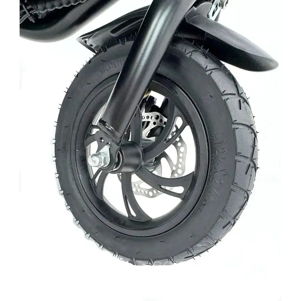 Электросамокат с сиденьем 12" Kugoo C1+ PLUS (36V 500W 10AH) + усиленный багажник - фото 6