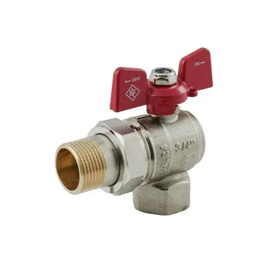 Кран кульовий з американкою Nolf classic 3/4" кутовий NFC.941-08 (NF3156) - фото 3