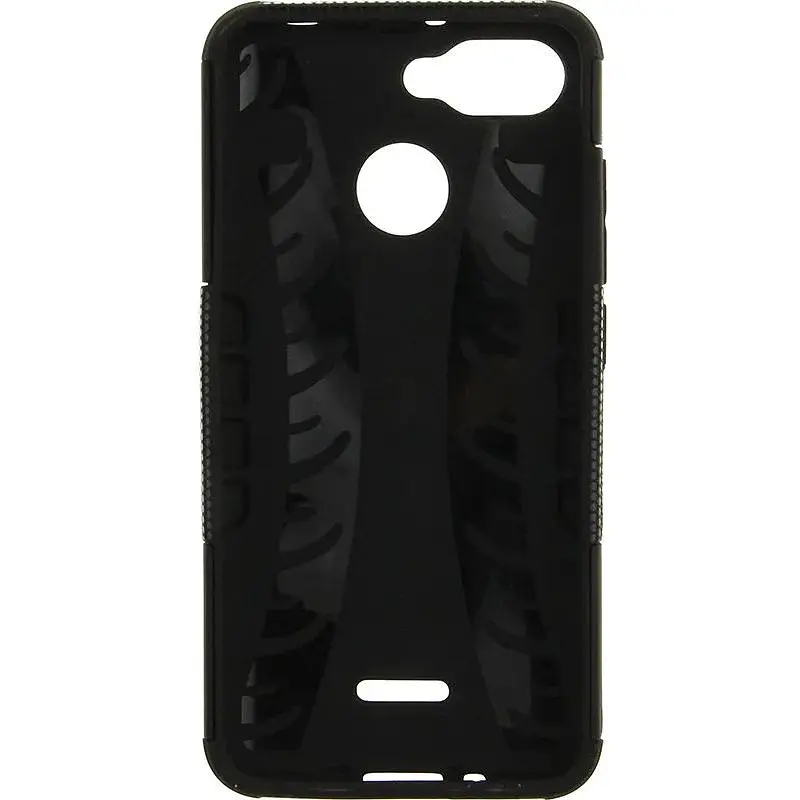 Чохол-накладка Toto Dazzle Kickstand 2 in 1 Case Xiaomi Redmi 6/6A Black - фото 3