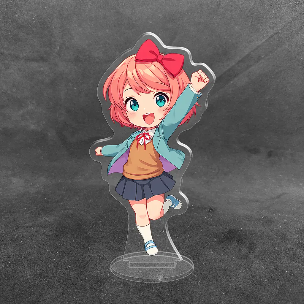 Акрилова колекційна фігурка Chibi Doki Doki Literature Club! Сайорі 1 10 cм - фото 2