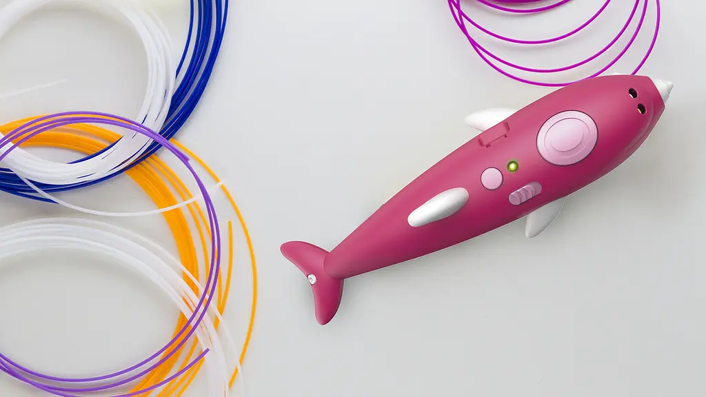 3D Ручка з трафаретами Дельфін Набір для дитячої творчості 3dPen Dolphin 9003 - фото 4