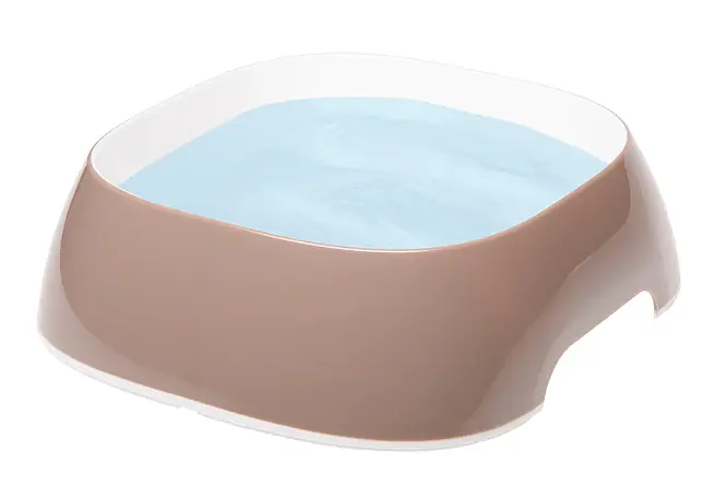 Миска для собак Ferplast Glam Large пластикова сіра 23.5x22.5x7 см 1.2 л 71218021 - фото 2